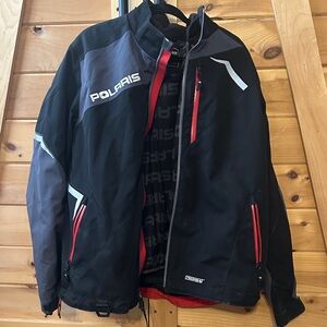 Men's Black and Gray Jacket